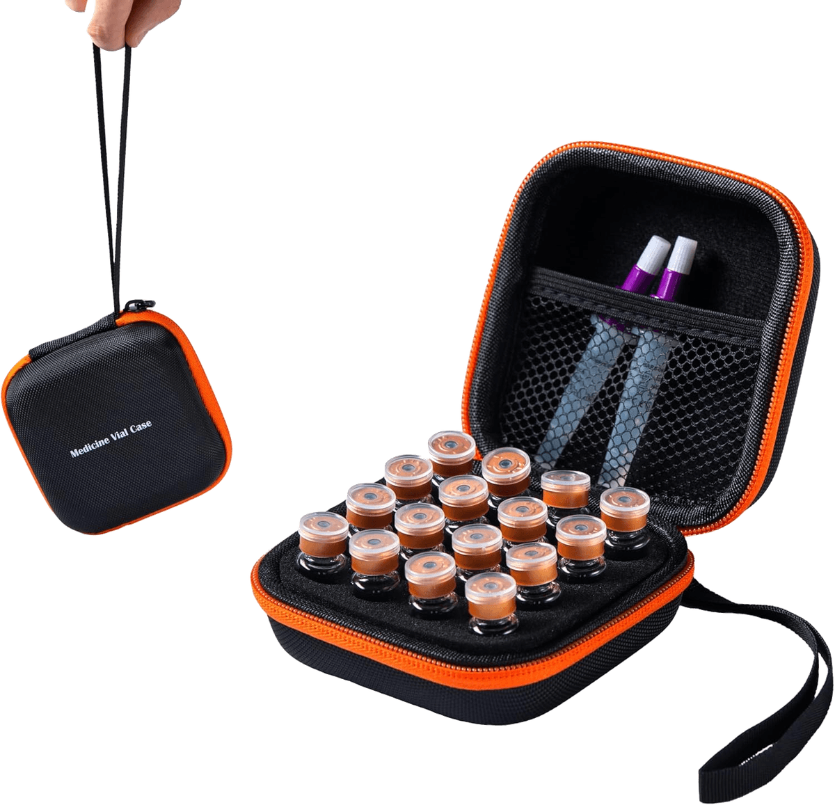 Peptide Vial Storage Case — 16 Slot — view 1 of 6